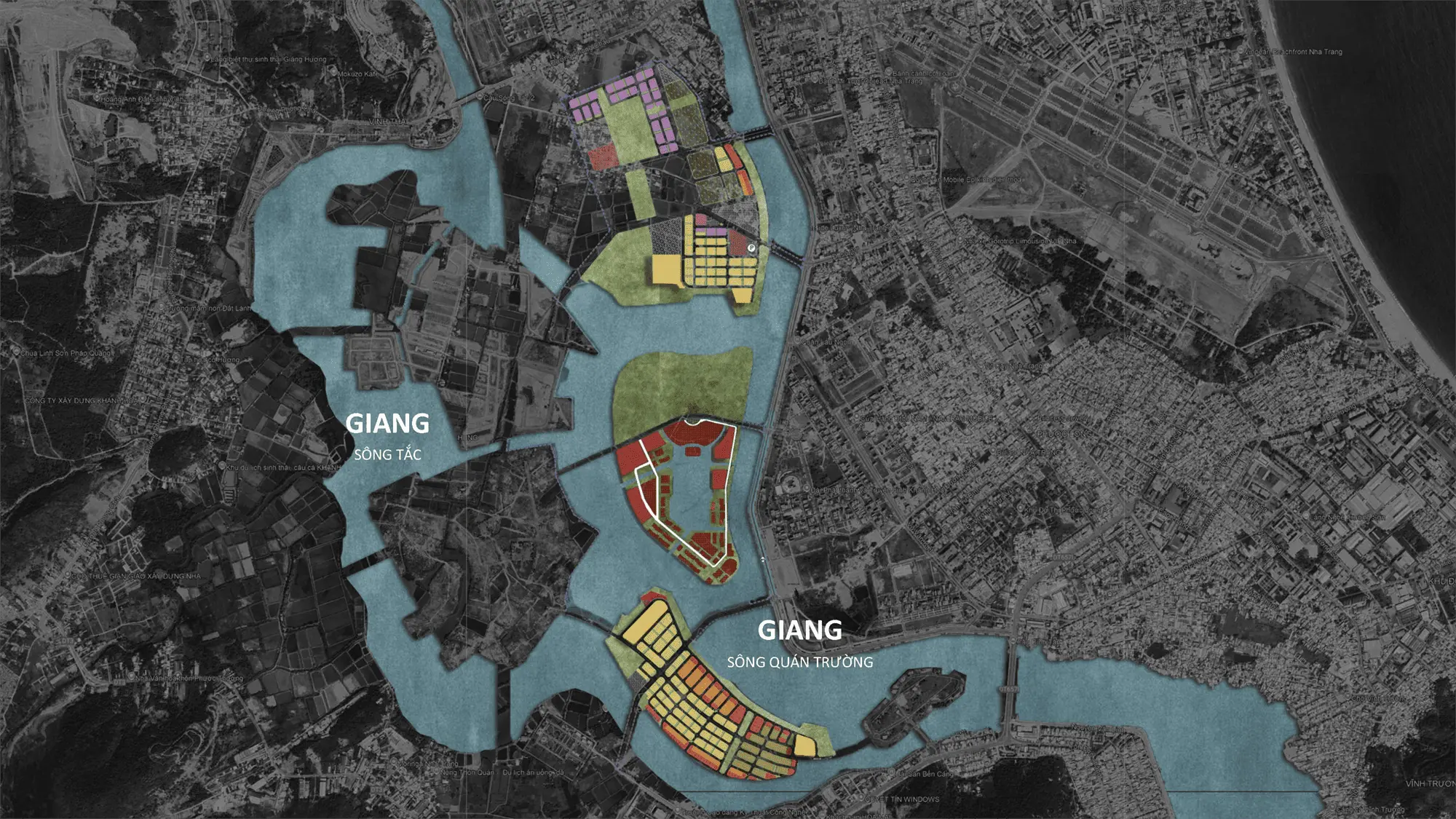 Ba mặt được ôm trọn bởi sông Tắc và sông Quán Trường, Charmora City mang đến không gian sống trong lành.