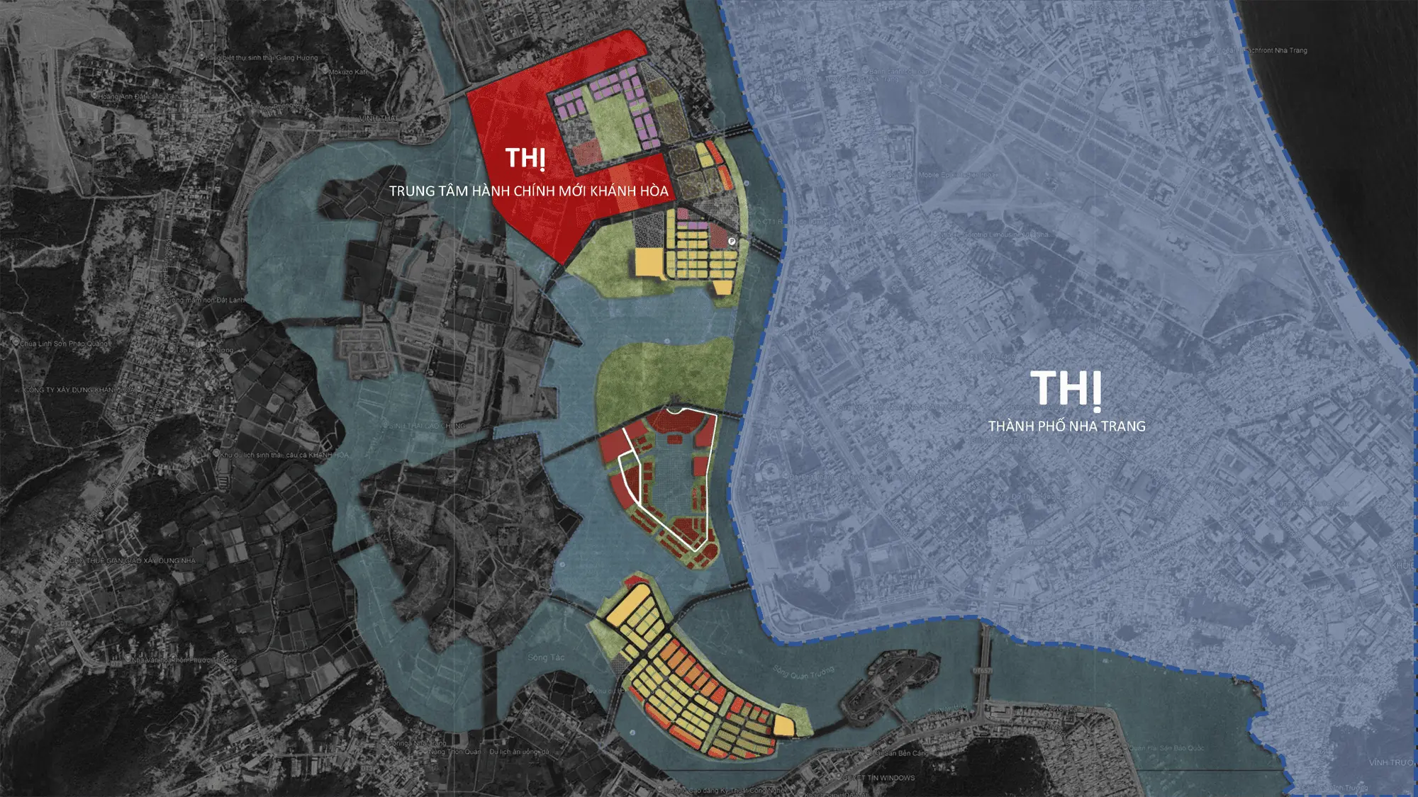 Vị trí liền kề Trung tâm hành chính mới Khánh Hòa, Charmora City nằm giữa lòng thành phố Nha Trang sôi động.