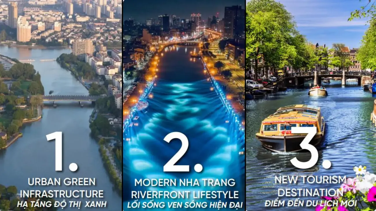 Charmora City: đô thị đảo ven sông đẳng cấp, hạ tầng xanh, điểm đến du lịch mới tại Nha Trang.