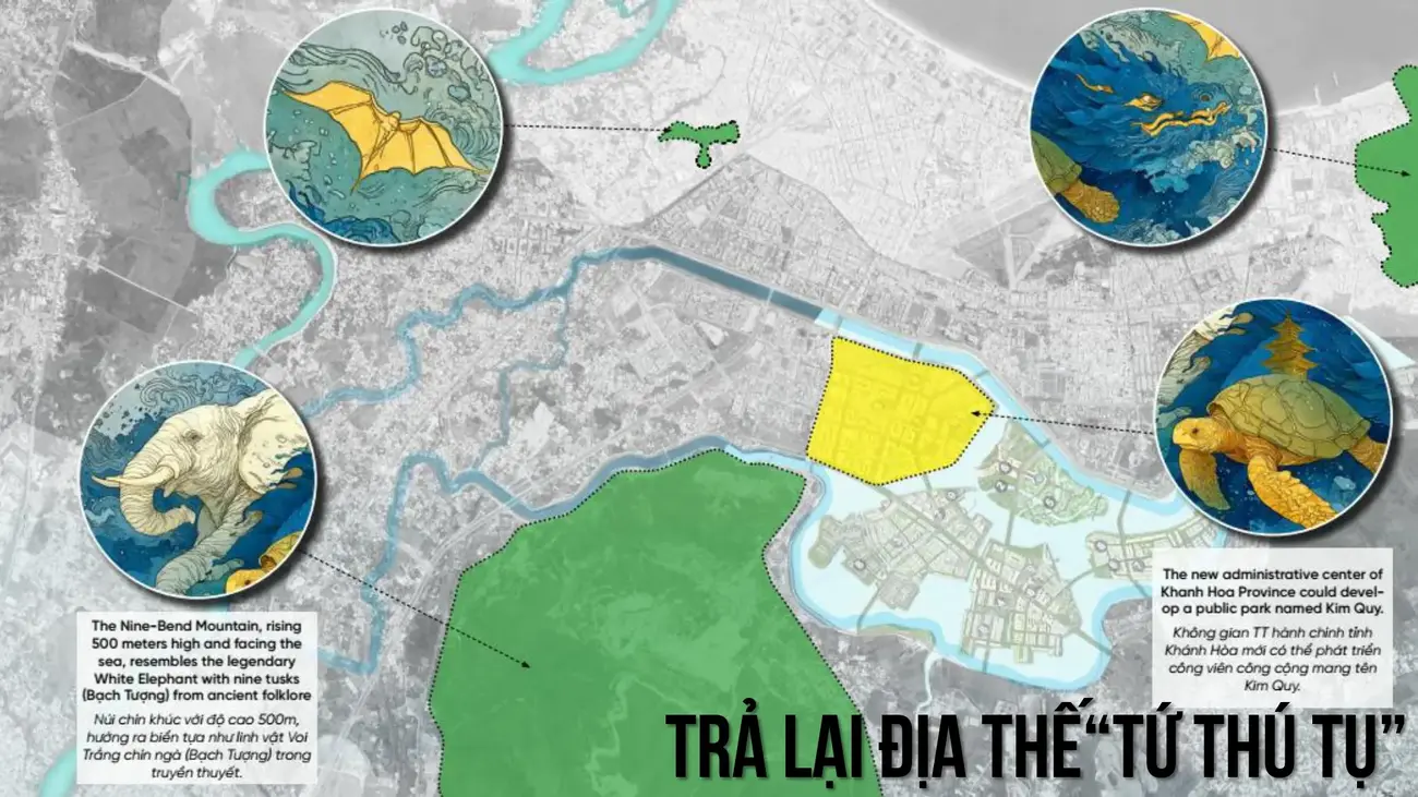 Charmora City Nha Trang: Quy hoạch “địa thế tứ thú tụ” với tiềm năng tăng giá vượt trội.