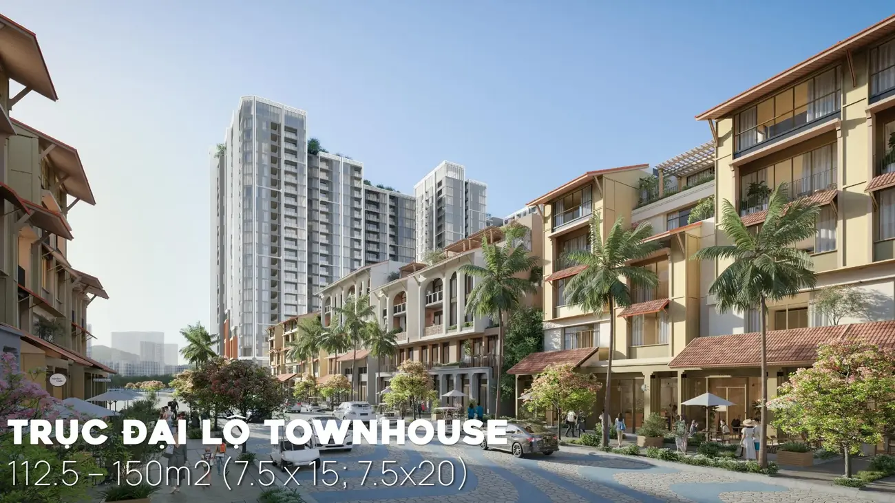 Charmora City – Trục đại lộ với dòng sản phẩm townhouse được thiết kế cho nhà đầu tư trung lưu và doanh nhân.