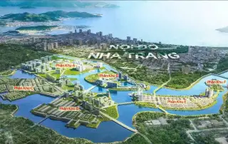 Dự án Charmora City - khu đô thị "thành phố đảo" lớn nhất Nha Trang do Sun Group đầu tư với quy mô 226,71 ha.