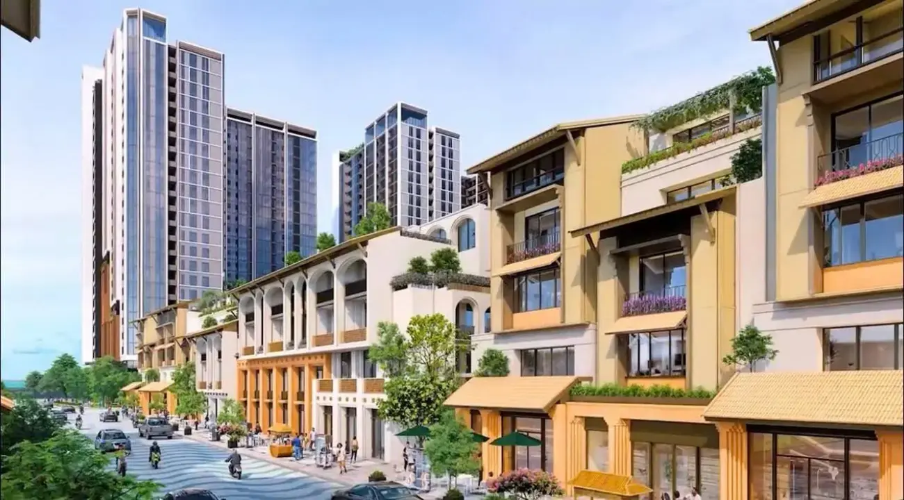 Hình ảnh phối cảnh dự án bất động sản Charmora City tại Nha Trang, Khánh Hòa.