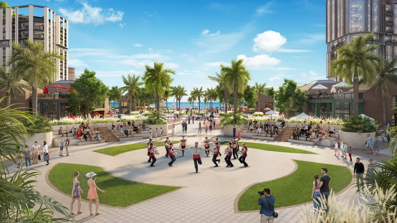 Hoạt động giải trí sôi động và không gian xanh tại dự án Charmora City Nha Trang.