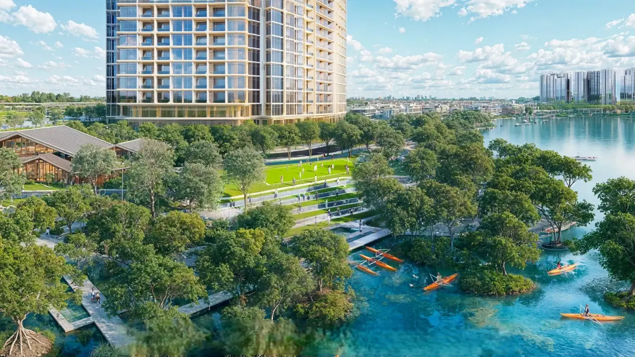 Khu đô thị ven sông của Sun Group tại Nha Trang, tích hợp không gian sống xanh và tiện ích đẳng cấp.