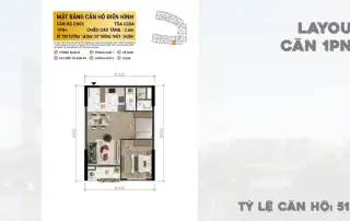 Mặt bằng căn hộ điển hình Charmora City với thiết kế thông minh chuẩn quốc tế, tối ưu không gian sống.