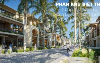 Phân khu biệt thự Đảo Thiên Đường: Kiến trúc đương đại, không gian xanh, view sông. Bước đầu cuộc sống thượng lưu.