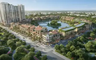 Phối cảnh dự án Charmora City, khu đô thị mới tại phường Nam Nha Trang, TP Nha Trang, tỉnh Khánh Hòa.