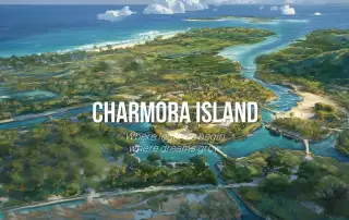 Toàn cảnh Charmora City, siêu đô thị ven sông đầu tiên tại Nha Trang đang được Sun Group phát triển từ năm 2022.