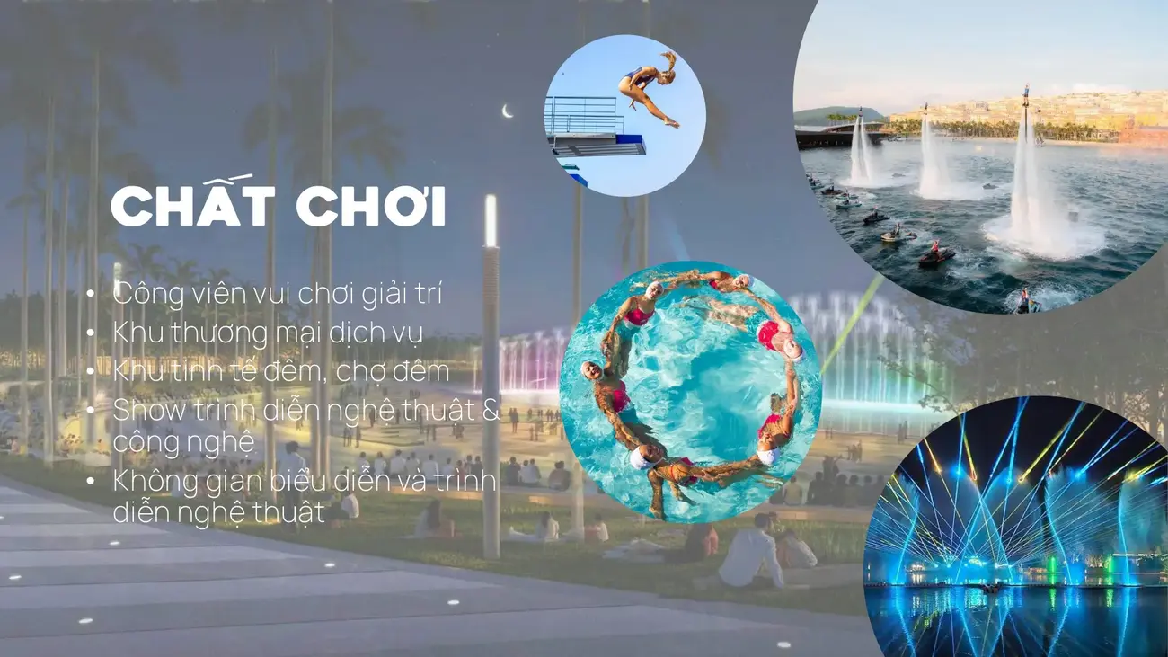 Trải nghiệm giải trí đỉnh cao tại Charmora City: Sun World, công viên nước, chợ đêm, và nhiều hoạt động nghệ thuật đẳng cấp.