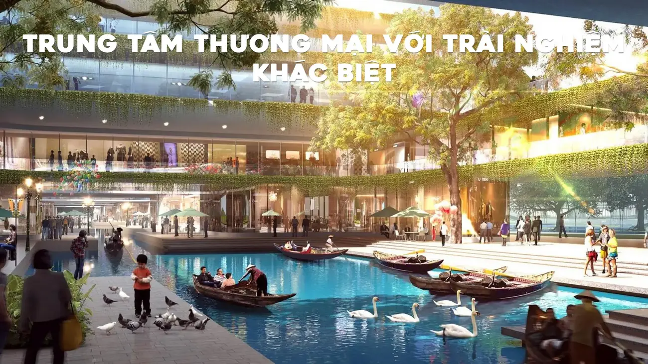 Trung tâm thương mại Charmora City – trải nghiệm khác biệt với công viên chợ nổi và bến thuyền độc đáo.